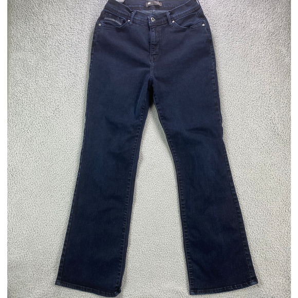 Levis 512 Bootcut Jeans Womens 10‎ Stretch Denim 28x31 Perfectly Slimming Blue - Picture 1 of 15